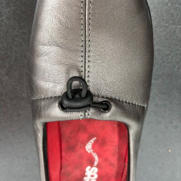 SAS Funk Women’s Comfort Shoes Sz 6.5 Slipon, Adjustable Elastic Toggle Leather - Picture 3 of 11